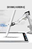 Galaxy Tab A9 Plus X210 Uyumlu Eğime Göre Çizgi Kalınlığı Değişen Şarjlı Dokunmatik Ekran Kalemi Stylus Pen
