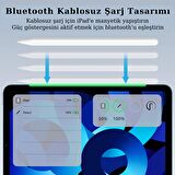 Apple İpad 10.9 inç Kablosuz Şarj Olabilen A2588 - A2589 - A2591 Uyumlu Manyetik Kalem