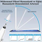 Apple İpad 10.9 inç Kablosuz Şarj Olabilen A2588 - A2589 - A2591 Uyumlu Manyetik Kalem