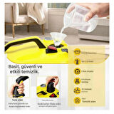 Ozmik HW618-B Çok Amaçlı Süpürge El Tipi Buharlı Temizleyici Zemin Halı Kanepe, Döşeme, Araba, 1,5 L