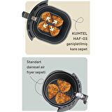 Kumtel Fastfryer XXL HAF-03 8.5 lt Yağsız Airfryer Siyah