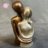 Uretti - Hülya 6683 El Yapımı Dekoratif Sarılmış Çift Biblo