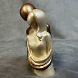 Uretti - Hülya 6683 El Yapımı Dekoratif Sarılmış Çift Biblo