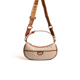 Silver Polo  Kadın Omuz Çantası 1194-46973 SILVER POLO Kadın ÇANTASI M132 BEJ-MAT TABA