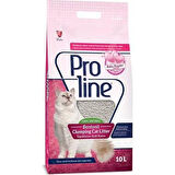 PROLİNE Topaklanan Kedi Kumu Bebek Pudra 10 Lt KALIN