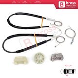 Ford Focus MK1 2000-2007 4/5 Kapı 6S4Z5423201BA İçin Elektrikli Ön Sol Kapı Cam Kriko Tamir Seti