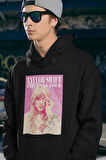 Unisex The Eras Tour Şarkıcı Taylor Swift Baskılı Oversize Hoodie