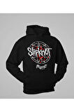 Slipknot Maggot Yazılı Unisex Oversize Rock Metal Hoodie