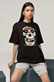 Misfits Necros Wilson Center Baskılı Unisex Oversize Rock Metal Tişört
