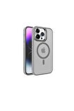 iPhone 15 Pro Uyumlu Fuchsia Flet Lens Magsafe Arka Kapak 