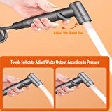 Klozet & Banyo Taharet Musluk Çıkışlı Spiral Tuvalet Temizleme Basınçlı Fıskiye Tuvalet Temizleyici