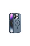 iPhone 15 Pro Max Uyumlu Fuchsia Flet Lens Magsafe Arka Kapak 