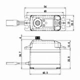 Savox SB2273SGP Digital Servo Brushless Motor High Voltage Çelik Dişli
