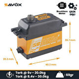 Savox SB2274SGP Digital Servo Brushless Motor with Soft Start High Voltage Çelik Dişli