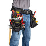 CAT DA980569 Kemerli Askı Kancalı Ağır Hizmet Bel Alet Çantası