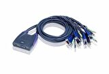 Aten CS64UZ 4 Portlu USB KVM Keyboard Video Monitör Mouse KVM Switch