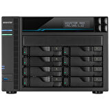 ASUSTOR AS6508T INTEL C3538 8 BAY NAS(8X18TB SUPPORT) 8GB DDR4(64GB SUPPORT) M.2 SLOTS X2 10 GBE X 2 2.5 GBE X 2 USB 3.2 X 2 VERİ DEPOLAMA CİHAZI