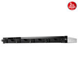 ASUSTOR AS6504RD INTEL C3538 4 DİSK YUVASI NAS(4X20TB DESTEĞİ) 4GB DDR3L SODIMM (64GB'A RAM DESTEĞİ) 1 GBE X 4, USB 3.1 GEN-1 2XPSU