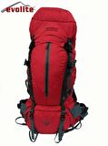 Evolite Traveller 90 90 lt Su Geçirmez Outdoor Sırt Çantası Kırmızı