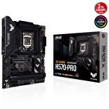 ASUS TUF GAMING H570-PRO INTEL H570 LGA1200 DDR4 5000 DP HDMI 3X M2 USB3.2 AURA RGB 2.5GB INTEL ATX 128GB’A KADAR RAM DESTEĞİ İKİ YÖNLÜ AI SES ENGELLEYİCİ MİC.