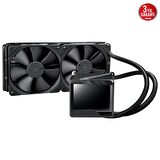 ASUS ROG RYUJIN II 240 OLED AURA SYNC RGB 2X NOCTUA IPPC 2 PWM 120MM FAN SIVI CPU SOĞUTUCUSU