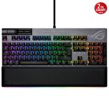 ASUS ROG STRIX FLARE II RED ANIMATE RGB OYUNCU KLAVYESİ DEĞİŞTİRİLEBİLİR ROG NX RED SWITCH LEDLİ EKRAN MEDYA KONTROLLERİ USB VE BİLEK DAYAMA