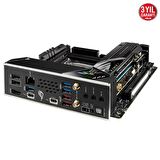 ASUS ROG STRIX Z690-I GAMING WIFI INTEL Z690 LGA1700 DDR5 6400 HDMI THUNDERBOLT 2X M2 USB3.2 AX WİFİ BT AURA RGB 2.5GBİT LAN MİNİ ITX THUNDERBOLT 4 PCIE5.0 İKİ YÖNLÜ AI SES ENGELLEYİCİ MİK.