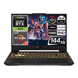 Asus TUF Gaming A15 Harici Ekran Kartı Nvidia GeForce RTX 3060 6800H 16 GB DDR5 512 GB 15.6 inç Full HD Freedos Notebook Dizüstü Bilgisayar