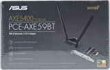 ASUS PCE-AXE59BT AXE5400 WiFi 6E PCI-E adaptörü (iki haric