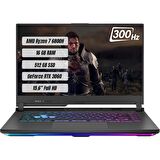 Asus ROG Strix G15 Harici Ekran Kartı Nvidia GeForce RTX 3060 AMD Ryzen 7 6800H 16 GB DDR5 512 GB 15.6 inç Full HD Freedos Notebook Dizüstü Bilgisayar