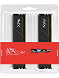 XPG SPECTRIX D35 32GB(16X2) DDR4 3600MHz CL18 RGB MASAUSTU RAM BELLEK(AX4U360016G18I-DTBKD35G)