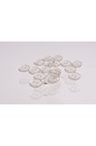 Polyester Düğme Şeffaf 15mm 20 Adet