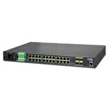 Planet PL-IGSW-24040T 24 Port Gigabit 4 Port SFP L2+ Endüstriyel Yönetilebilir Switch