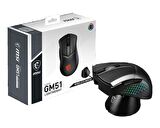 MSI GG CLUTCH GM51 LIGHTWEIGHT WIRELESS GAMING MOUSE MAX 26000 DPI OPTIK SENSOR 7KEY WITH WHEEL RGB LED MYSTIC LIGHT KABLOSUZ OYUNCU FARESI