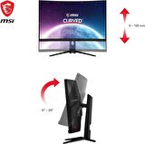 MSI MAG 325CQRXF 32'' VA WQHD 240HZ 1MS ADAPTIVE SYNC CURVED GAMING MONITOR