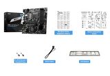 MSI Pro B760M-P SOKET Intel B760 LGA 1700 DDR5 6800 MHz Gaming Anakart