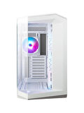 MSI MAG Pano M100R Pz Whıte Temperli Cam 3X120MM 1X120MM Argb Fan Matx Beyaz Panoramik Gaming Bilgisayar Kasası OUTLET