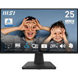 Msı 24.5" Pro MP252 1920X1080 (Fhd) 16:9 Flat IPS 100HZ 1ms Adaptıve-Sync Monıtor