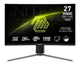 MSI MAG 27CQ6PF 27" 180Hz 0,5ms  Adaptive- Sync WQHD Rapid VA Curved Gaming (Oyuncu) Monitör