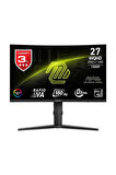 MSI MAG 275CQRF QD E2 27 2560x1440 180Hz 0.5ms HDMI DP Type-C Adaptive Sync Curved Gaming Monitor