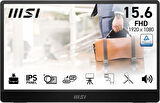 MSI PRO MP161 E2U 15.6" FHD FLAT IPS 60HZ 4MS ADAPTIVE-SYNC PORTATIF MONITOR