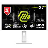 MSI MAG 274PFW 27'' 180Hz 1ms FHD Rapid IPS Beyaz Gaming (Oyuncu) Monitör