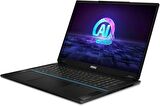 MSI STEALTH 18 AI STUDIO A1VHG-035TR ULTRA 9 185H 32GB DDR5 2TB SSD 12GB RTX4080 18.0 UHD+ 120Hz