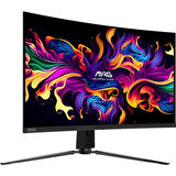MSI MAG 321CUP QD-OLED 31.5 3840x2160 UHD 165Hz 0.03 ms HDMI DP Type-C HDR 400 G-Sync Curve 1700R QD-OLED Gaming Monitör