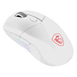 MSI VERSA 300 ELITE W White RGB Kablosuz Gaming Mouse