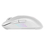 MSI VERSA 300 ELITE W White RGB Kablosuz Gaming Mouse