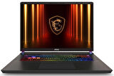 MSI VECTOR 17 HX AI A2XWHG-086TR U7-255HX 32GB RAM 1TB SSD 12GB RTX5070TI 17.0 QHD+ 240Hz W11