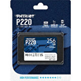 Patriot P220 256 GB 550/490MB/S 2.5" Sata3 SSD Disk P220S256G25
