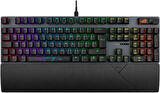 Asus ROG STRIX SCOPE II (OUTLET) TÜRKÇE TUŞ DİZİLİMİ ROG NX SNOW MEKANİK SWITCH AURA SYNC RGB VE BİLEK DESTEĞİ