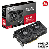 Asus Dual Radeon RX 7600 XT OC 16GB DUAL-RX7600XT-O16G GDDR6 128Bit DX12 Gaming (Oyuncu) Ekran Kartı